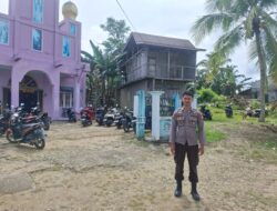 Wujud Pelayanan kepada Masyarakat, Polsek Kuala Behe Laksanakan Pengamanan Ibadah Gereja