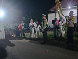 Waka Polres Ketapang Pimpin Pengamanan Haul Akbar Abah Guru Sekumpul ke-21 di Desa Kinjil Pesisir