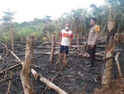 Verifikasi Titik Hotspot BRIN, Polsek Batang Tarang Pastikan Api Padam dan Lahan Aman