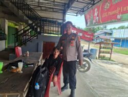 Patroli Siang Polsek Kuala Behe, Wujud Nyata Ciptakan Kamtibmas Kondusif