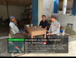 Pererat Silaturahmi, Polisi Duduk Bersama Warga di Kecamatan Air Besar