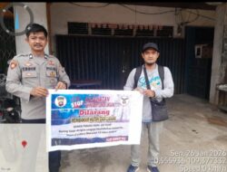 Personel Polsek Mempawah Hulu Ajak Warga Tidak Melakukan Karhutla