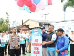 Inilah Rangkaian HUT ke-18 Perumdam Tirta Melawi, Senam Sehat Hingga Berbagi Santunan