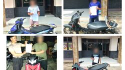 Aksi Balap Liar Resahkan Warga, Polsek Air Besar Bertindak Tegas di Jalan Raya Serimbu