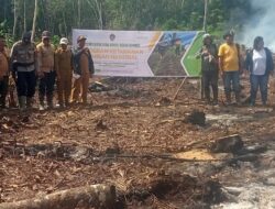 Kapolsek Sebangki Hadiri Penanaman Jagung BUMDes Sungai Segak Dukung Ketahanan Pangan
