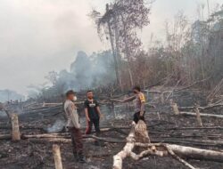 Cegah Api Meluas, Polsek Noyan Verifikasi Hotspot di Lahan Warga