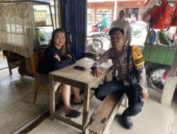 Melalui Patroli Sambang, Bhabinkamtibmas Sampaikan Pesan Kamtibmas