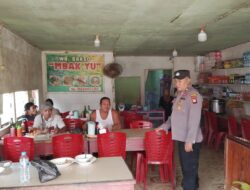 Polsek Kuala Behe Patroli Kamtibmas Cegah Gangguan Kamtibmas di Pasar Kuala Behe