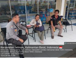 Patroli Rutin Polsubsektor Jelimpo, Polsek Ngabang Jaga Kamtibmas Tetap Kondusif