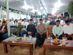Mewakili Kapolres Ketapang Kasubbag Ren Progar Polres Ketapang Hadiri Tabligh Akbar Lailatul Imtihan ke-11