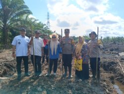 Sukseskan Ketahanan Pangan, Polsek Matan Hilir Selatan Gandeng Pemerintahan Desa Untuk Tanam Jagung