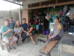 Jalin Keakraban dengan Warga Binaan, Bhabinkamtibmas Sampaikan Pesan Kamtibmas di Kecamatan Sompak