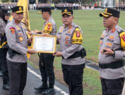 Kapolres Melawi Terima Penghargaan dari Kapolda Kalbar, Polres Melawi Raih Juara 2 Program Pemanfaatan Lahan Produktif