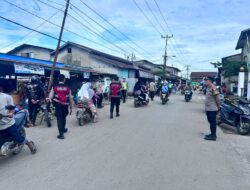 Lonjakan Pengunjung Pasar Juadah di Sekadau, Polisi Siaga Cegah Macet