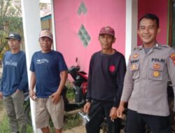 Patroli Siang di Desa Menjalin, Personel Polsek Menjalin Ajak Warga Jaga Kamtibmas