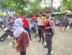 Antisipasi Berbagai modus kejahatan di pasar, Satgas ops liong kapuas intensifkan komunikasi dengan pedagang dipasar pasar tradisional