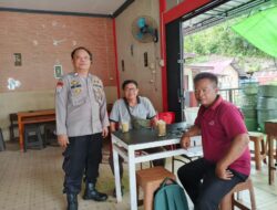 Polisi Menyapa Warga di Hari Libur, Suasana Akrab Terjalin Penuh Keakraban