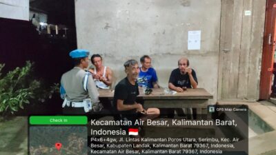 Antisipasi Kejahatan Malam Hari, Polsek Air Besar Intensifkan Patroli