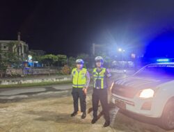 Satlantas Polres Sekadau Intensifkan Blue Light Patrol Cegah Balap Liar Usai Sahur