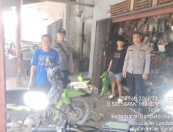 Samapta Polsek Menyuke Imbau Warga Tingkatkan Kewaspadaan Di Siang Hari