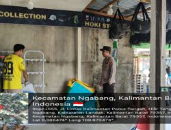 Laksanakan Patroli Polsek Ngabang Berikan Pesan Kamtibmas Kepada Masyarakat Untuk Menjaga Situasi Yang Kondusif