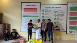 Ramadhan Penuh berkah, Komunitas Motor Black Jack Salurkan Bansos ke Pondok Tahfizd di Ngabang