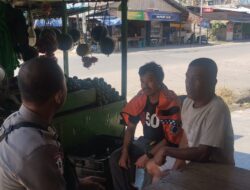 Cegah Kejahatan di Siang Hari, Bripka Albasit Laksanakan Patroli Sambang Warga