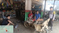 Sambangi Bengkel Saat Patroli, Polisi Ingatkan Warga Waspada Curanmor