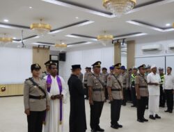 Kapolres Ketapang Pimpin Pelantikan Kabag Ren dan Serah terima Jabatan Kapolsek Jajaran di Lingkungan Polres Ketapang