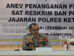 Pimpin Anev Sat Reskrim Kapolres Ketapang Tekankan Pentingnya Profesionalisme Dan Transparansi Dalam Penanganan Perkara