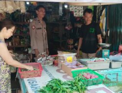 Suasana Pasar Mendadak Jadi Perhatian, Polisi Sampaikan Imbauan Ini ke Penjual Sayur