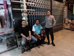 Patroli Rutin Polsek Menjalin, Pastikan Situasi Pasar Tetap Aman dan Kondusif