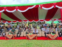 Perkuat Sinergitas, Kapolsek Sungai Laur Hadiri Penutupan TMMD Di Kecamatan Sungai Laur