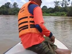 Seorang Anak Diduga Tenggelam Di Sungai Pinoh,BPBD Melawi Turunkan Tim Lakukan Pencarian 