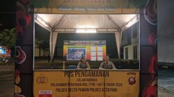 Personel Pos Pam Ops Ketupat Kapuas 2026 Laksanakan Patroli dan Pemantauan Aktivitas Masyarakat di City Mall Ketapang