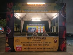 Personel Pos Pam Ops Ketupat Kapuas 2026 Laksanakan Patroli dan Pemantauan Aktivitas Masyarakat di City Mall Ketapang