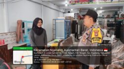 Polsek Ngabang Tingkatkan Patroli Jalan Kaki Diseputaran Pasar Ngabang Dan Terminal Dara Itam Cegah 3C dan Premanisme