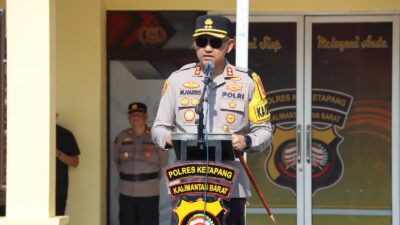 Kapolres Ketapang Pimpin Upacara Hari Kesadaran Nasional, Tiga Bhabinkamtibmas Berprestasi Terima Penghargaan