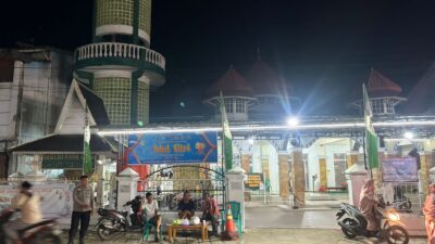 Polres Ketapang Intensifkan Pengamanan Sholat Tarawih di Kecamatan Delta Pawan Jelang Idul Fitri 1447 H