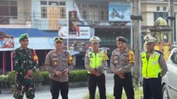 Pengamanan Shalat Idul Fitri 1447 H, 12 Personel Polres Melawi Disiagakan di Masjid Ibnu Taimiyah