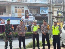 Pengamanan Shalat Idul Fitri 1447 H, 12 Personel Polres Melawi Disiagakan di Masjid Ibnu Taimiyah