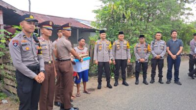 Polres Ketapang Berbagi, Salurkan Bantuan Sosial kepada Warga Membutuhkan Menjelang Idul Fitri