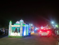 Polres Ketapang Amankan Kegiatan Takbir Keliling Hari Raya Idul Fitri 1447 H di Masjid Al Ikhlas