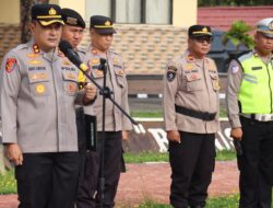 Apel Pengecekan Personel, Kapolres Melawi Tegaskan Disiplin Adalah Wajib