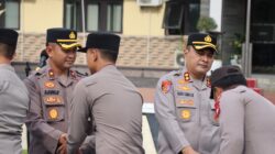 Kapolres Melawi Di dampingi wakapolres Halal Bilhalal Bersama Personel