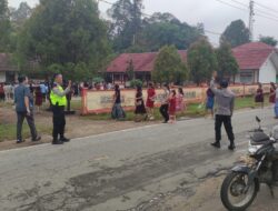 Pengamanan Perarakan Minggu Palma di Menjalin Berlangsung Aman dan Kondusif