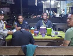 Laksanakan Patroli Rutin Pada Malam Hari Personel Polsek Kuala Behe Jaga Kamtibmas di Kecamatan Kuala Behe