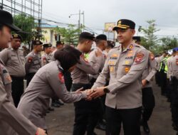 Pererat Silaturahmi Dan Soliditas Kapolres Ketapang AKBP Muhammad Harris Gelar Halal Bil Halal Bersama Seluruh Personel