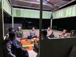 Satbinmas Polres Landak Laksanakan Pengecekan Pos Kamling di Dusun Sri Bernian