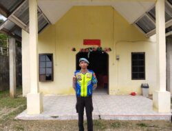 Wujud Pelayanan Polri, Pengamanan Ibadah Jum’at Agung di Entikong Sukses Tanpa Gangguan